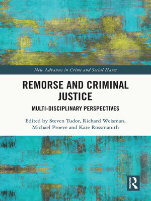 cover image of Remorse and Criminal Justice
